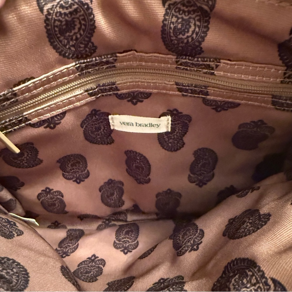 Vera Bradley Original Hipster Crossbody Bag Peacoat Navy Blue Microfiber - Picture 5 of 5